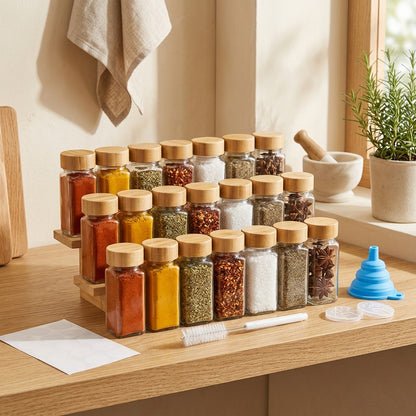 Spicejar™ Glass Seasoning Jar in a calm home setting