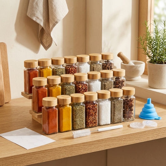 Spicejar™ Glass Seasoning Jar in a calm home setting