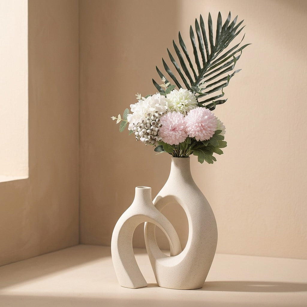 Snugvase™ Ceramic Snuggle Combination Vase Set