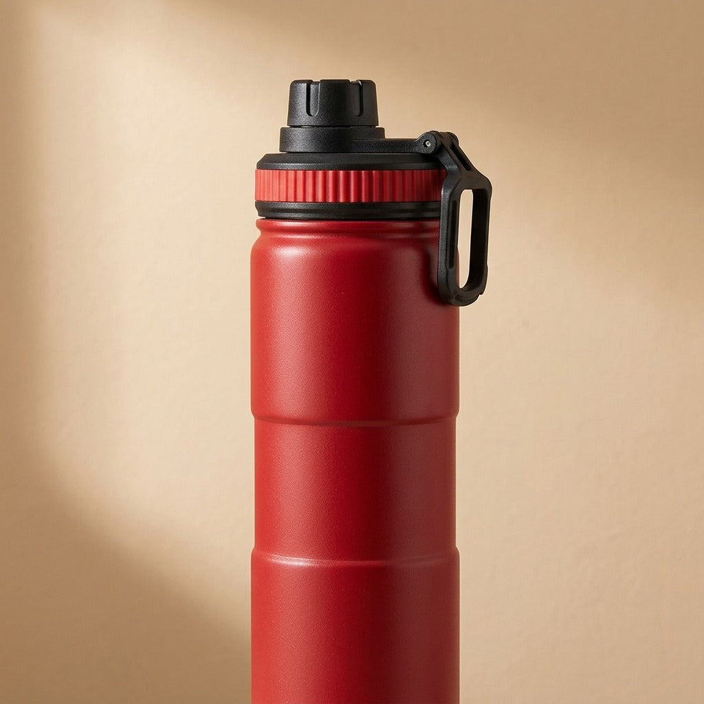 Sipwarm™ 304 Stainless Steel Insulated Cup, material and detail close-up