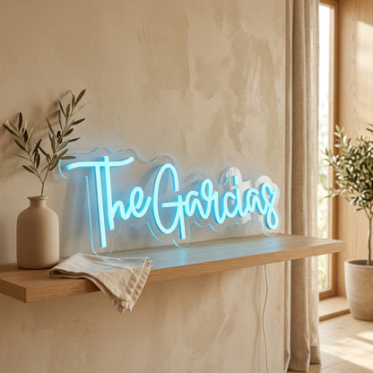 Signshine™ Acrylic LED Advertising Light Bar in a calm home setting