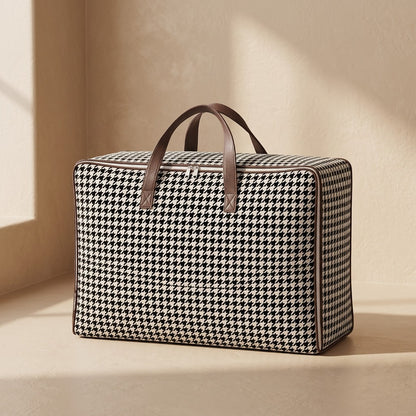 Houndfold™ Foldable Houndstooth Storage Bag