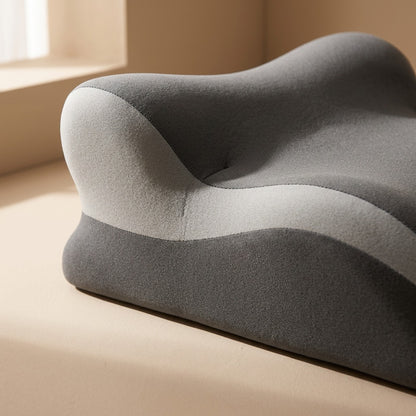 Neckcloud™ Memory Foam Neck Support Pillow, material and detail close-up