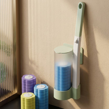Brushsnap™ Disposable Wall-Mounted Toilet Brush, material and detail close-up