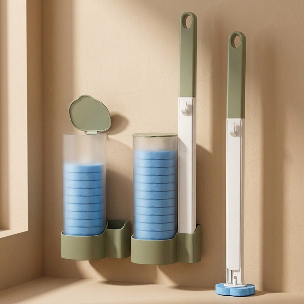 Brushsnap™ Disposable Wall-Mounted Toilet Brush