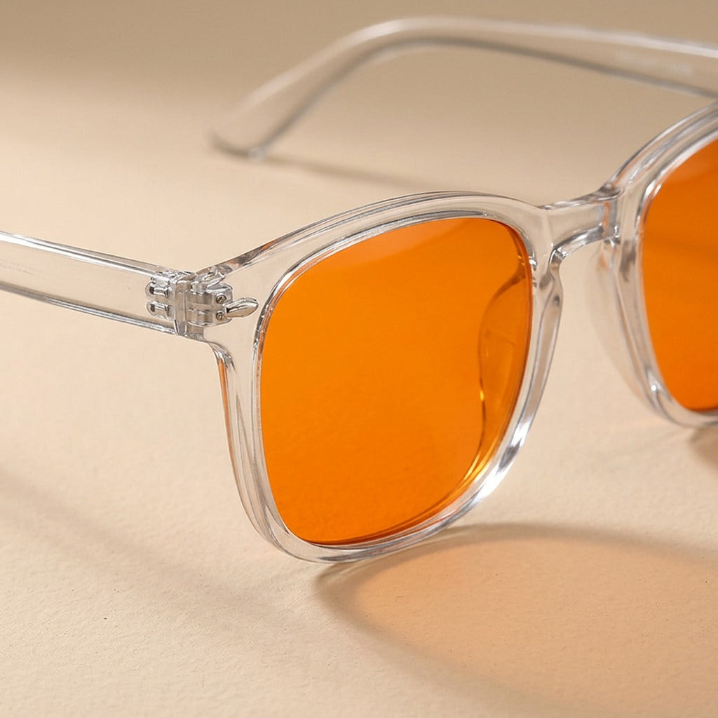 Wingshade™ Wing-Shaped Blue Light Glasses, material and detail close-up