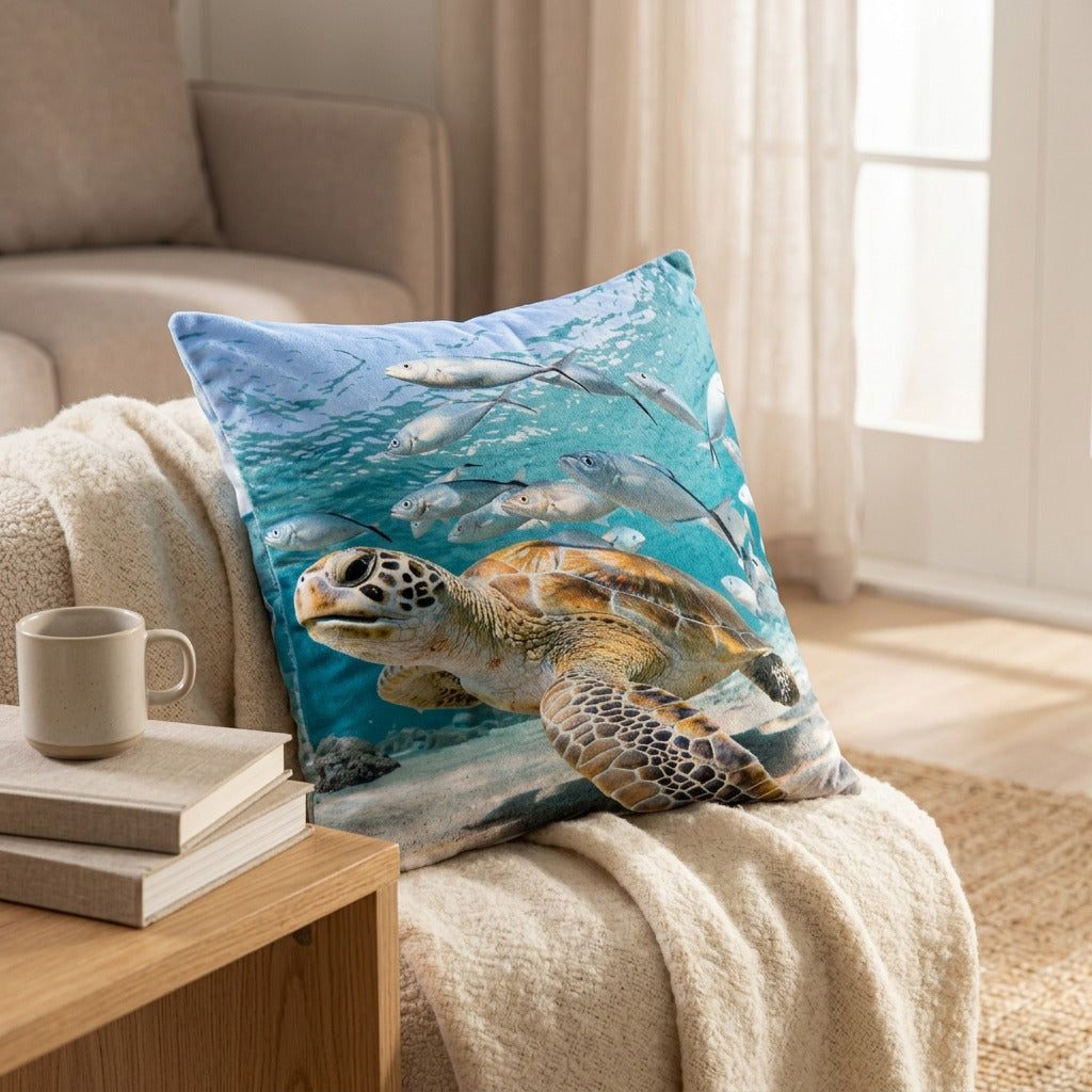 Plushloom™ Plush Pillow Case, styled close view