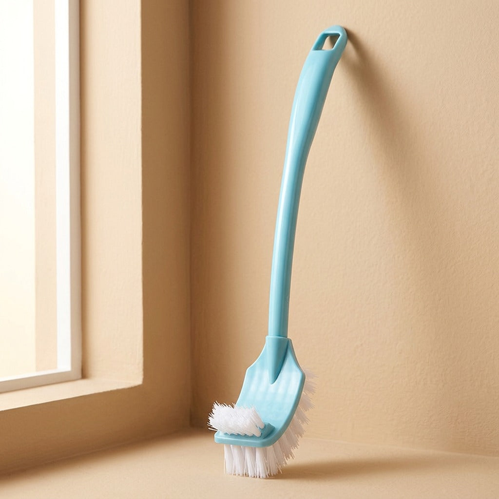 Longshine™ Plastic Toilet Brush Set With Long Handle, material and detail close-up