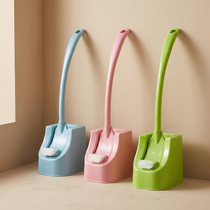 Longshine™ Plastic Toilet Brush Set With Long Handle