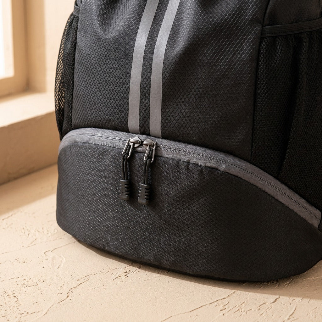 Pooltote™ 25L Swimming Storage Bag, material and detail close-up