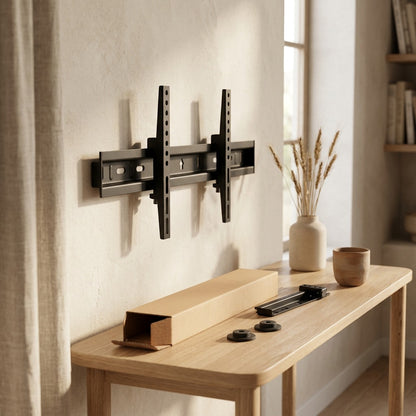 Wallhook™ Iron TV Wall Hanger, styled close view