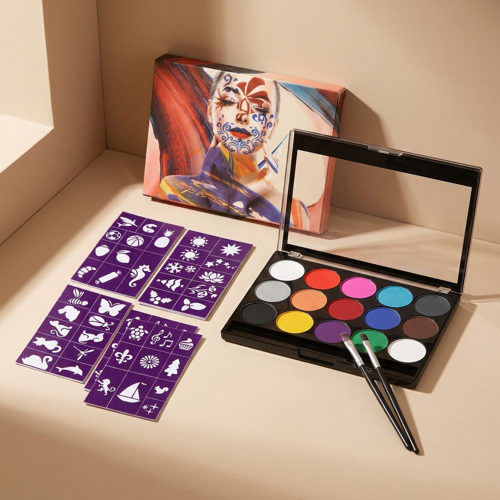 Colorwash™ 15-Color Water-Soluble Face Paint