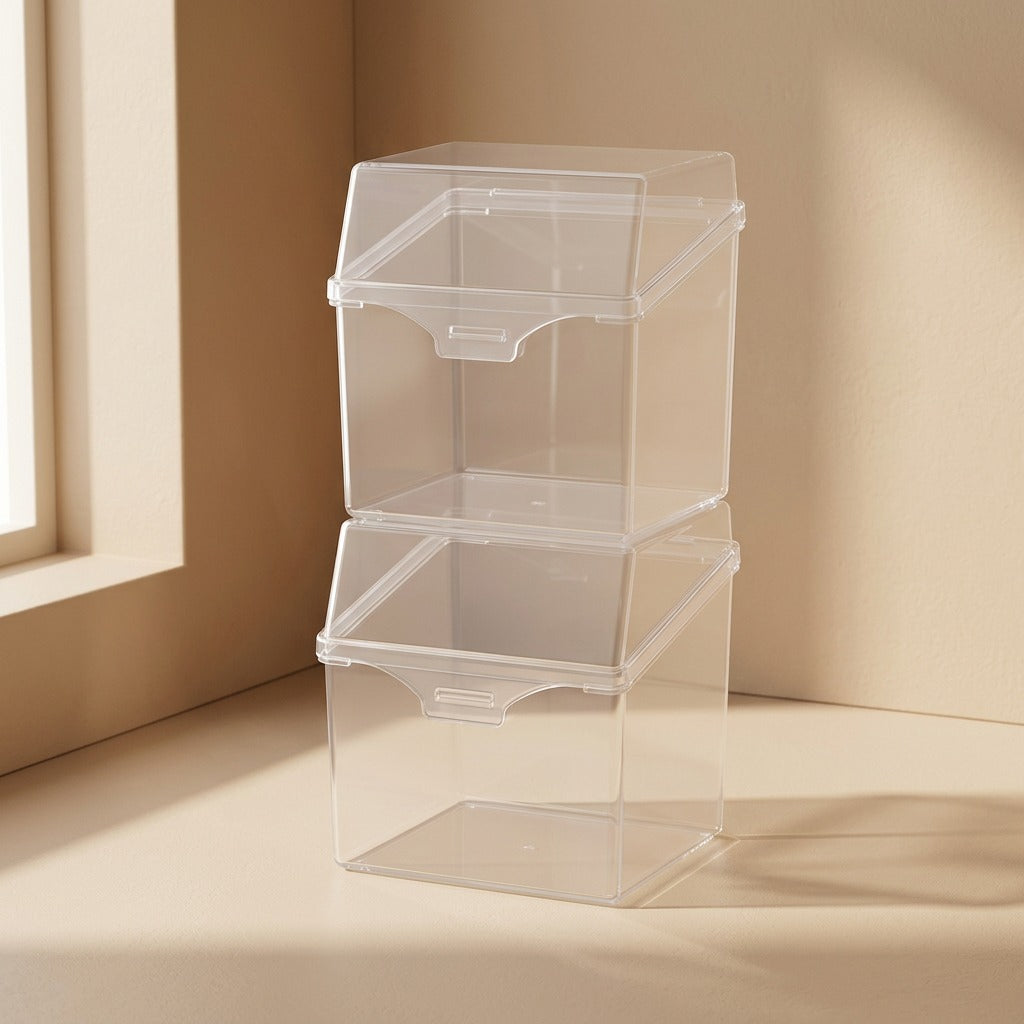 Clearcache™ Transparent Card Storage Box