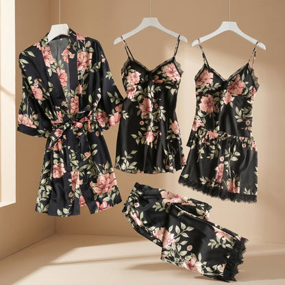 Lacedream™ Lace Polyester Pajama Set
