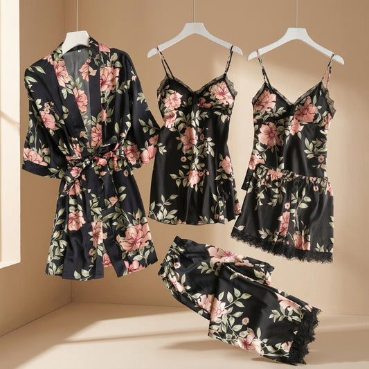 Lacedream™ Lace Polyester Pajama Set