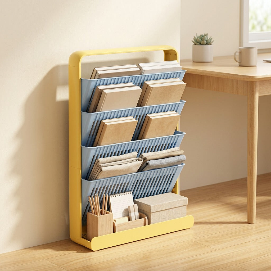 Nookrack™ Plastic Gap Storage Rack in a calm home setting