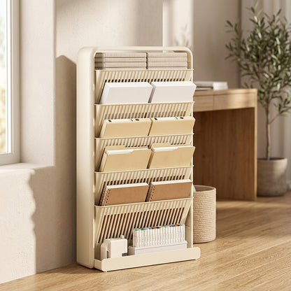 Nookrack™ Plastic Gap Storage Rack, styled close view