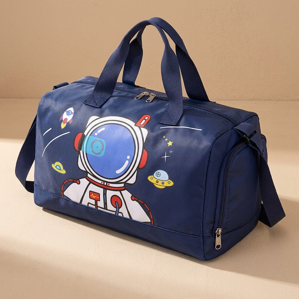 Swimsole™ Polyester Swimming Bag With Shoe Compartment, material and detail close-up