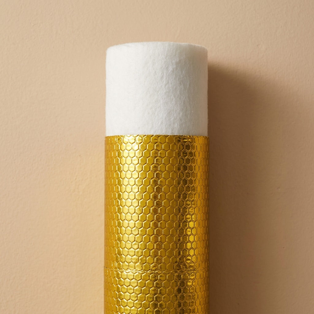 Pipequiet™ Water Pipe Soundproofing Cotton, material and detail close-up