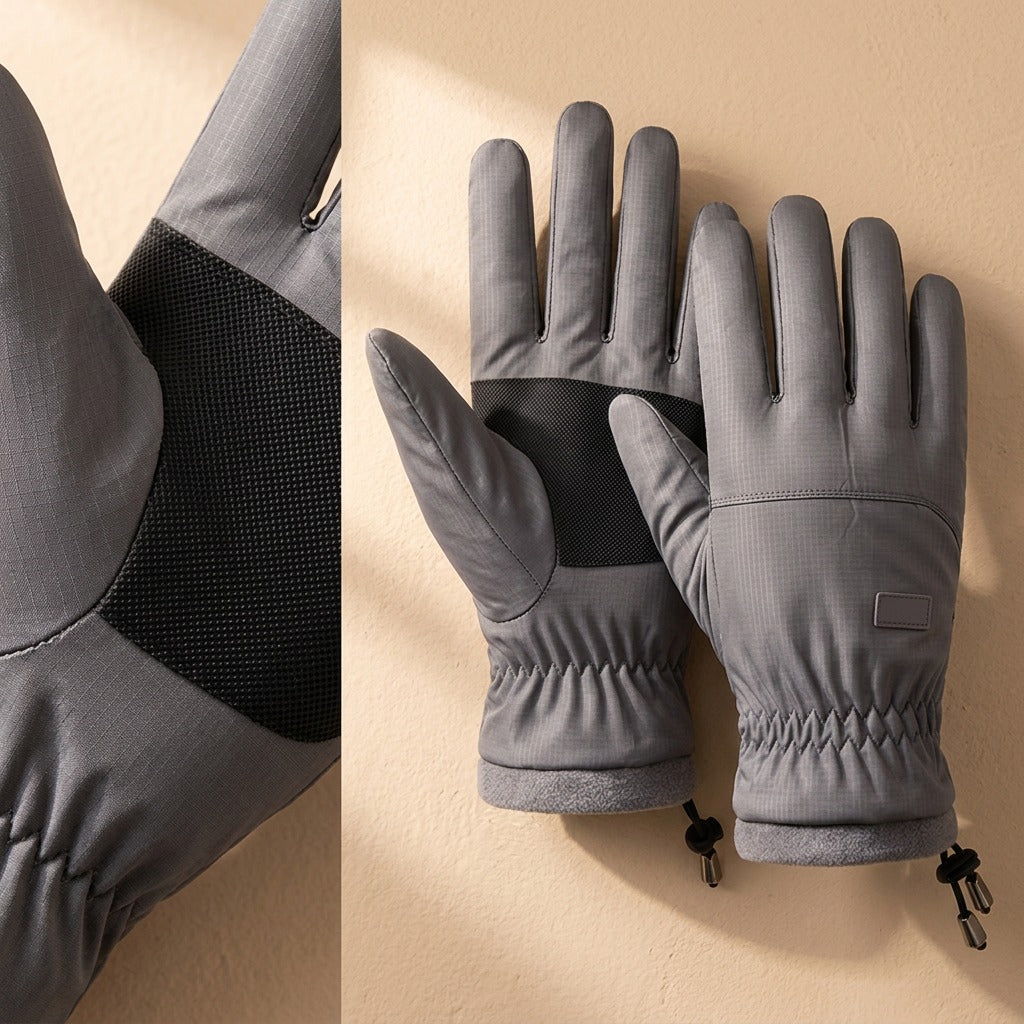 Heatweave™ Thermal Polyester Winter Gloves, material and detail close-up