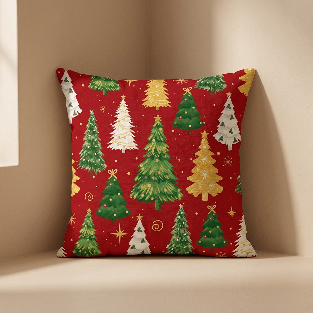 Yuleweave™ Christmas Polyester Cushion Cover