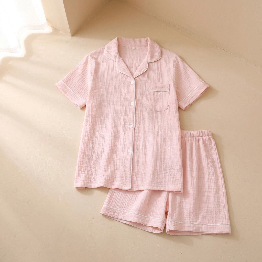 Gauzebreeze™ Cotton Gauze Shorts Pajama Set