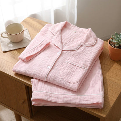 Gauzebreeze™ Cotton Gauze Shorts Pajama Set, styled close view
