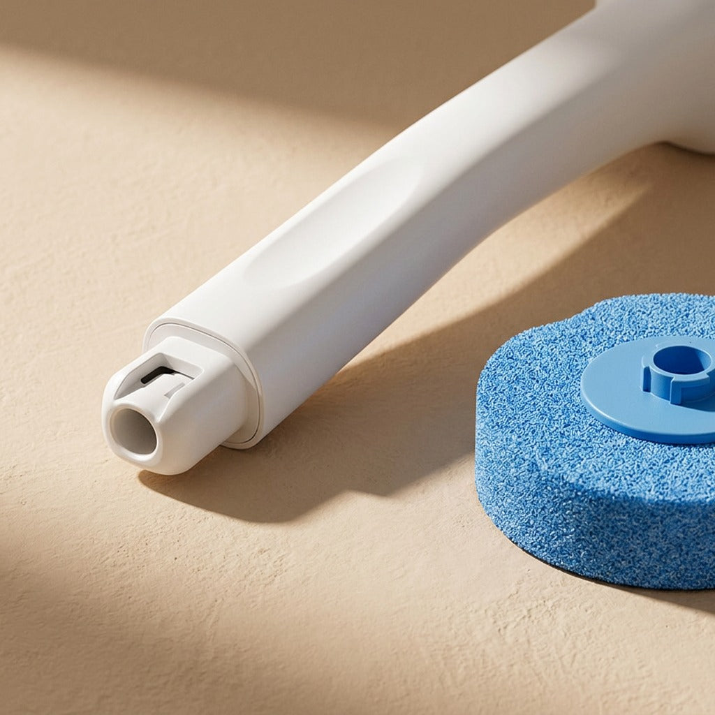 Freshswap™ Disposable Toilet Brush With Refill Heads, material and detail close-up