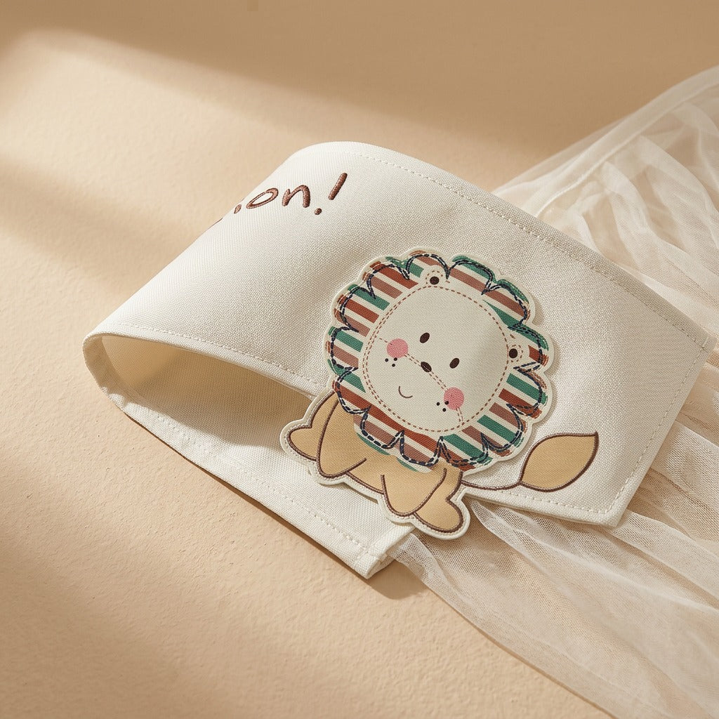Draftveil™ Oxford Cloth Air Conditioner Wind Deflector, material and detail close-up