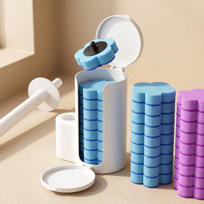 Toiletkit™ Disposable Toilet Cleaning Brush Set, material and detail close-up