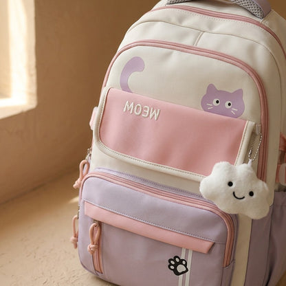 Trailpouch™ Nylon Student Backpack, material and detail close-up