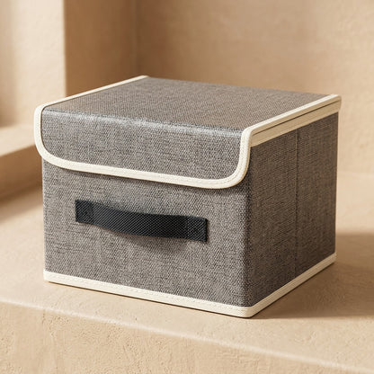 Clothnest™ Foldable Fabric Underwear Storage Box, material and detail close-up