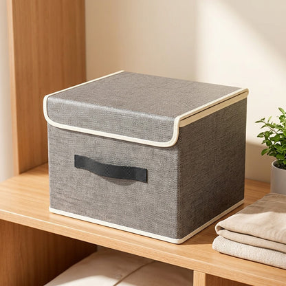 Clothnest™ Foldable Fabric Underwear Storage Box in a calm home setting