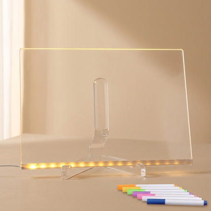 Wipewrite™ Acrylic Erasable Message Board, material and detail close-up