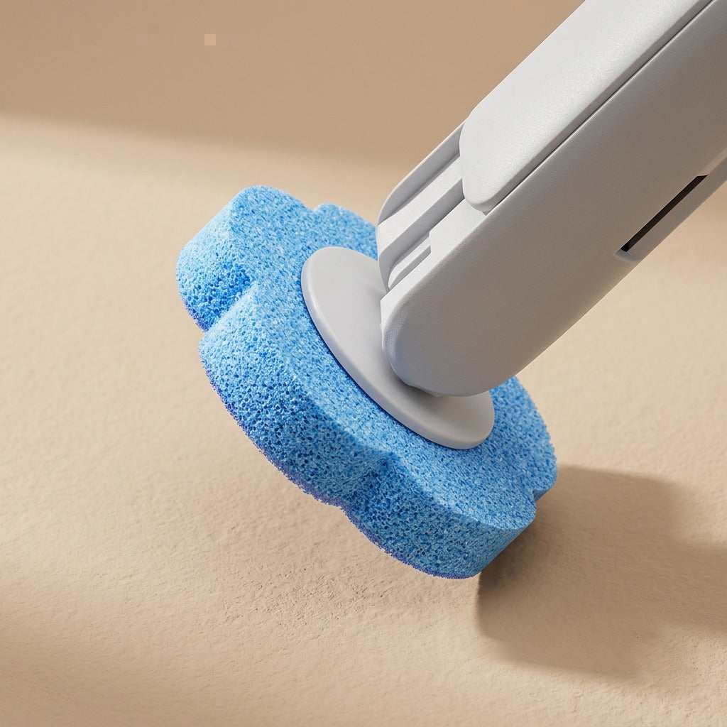 Headswap™ Plastic Toilet Brush With Disposable Heads, material and detail close-up