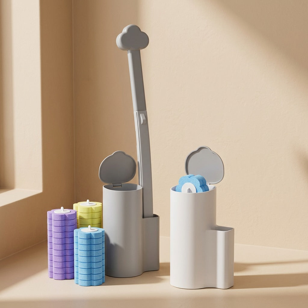 Headswap™ Plastic Toilet Brush With Disposable Heads