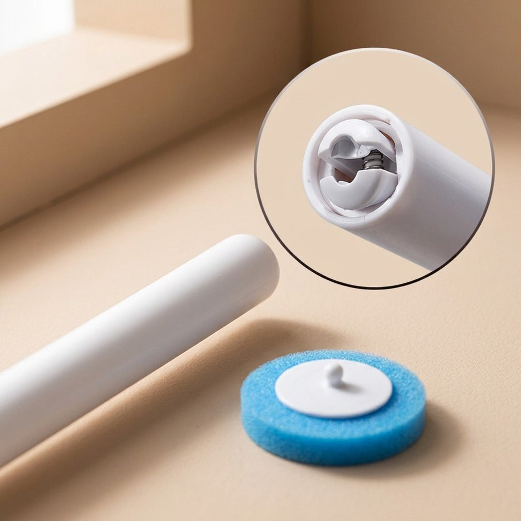 Bowlfresh™ Disposable Toilet Brush Set, material and detail close-up