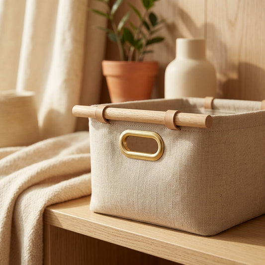 Ovalgrommet™ Oval Eyelet Hardware for Luggage in a calm home setting