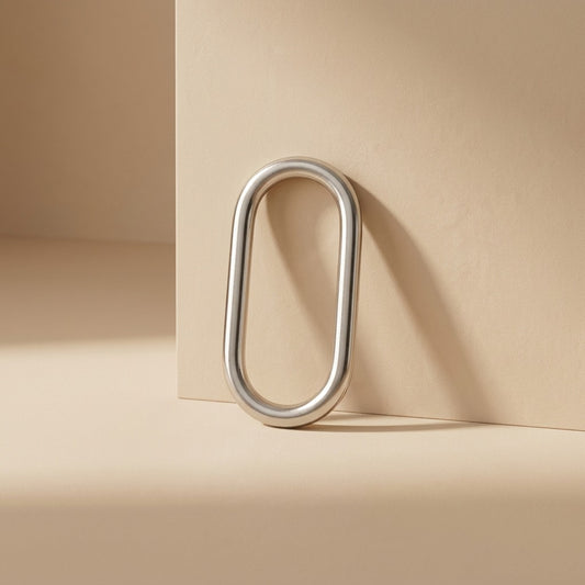 Eggclasp™ Metal Egg-Shaped Bag Buckle