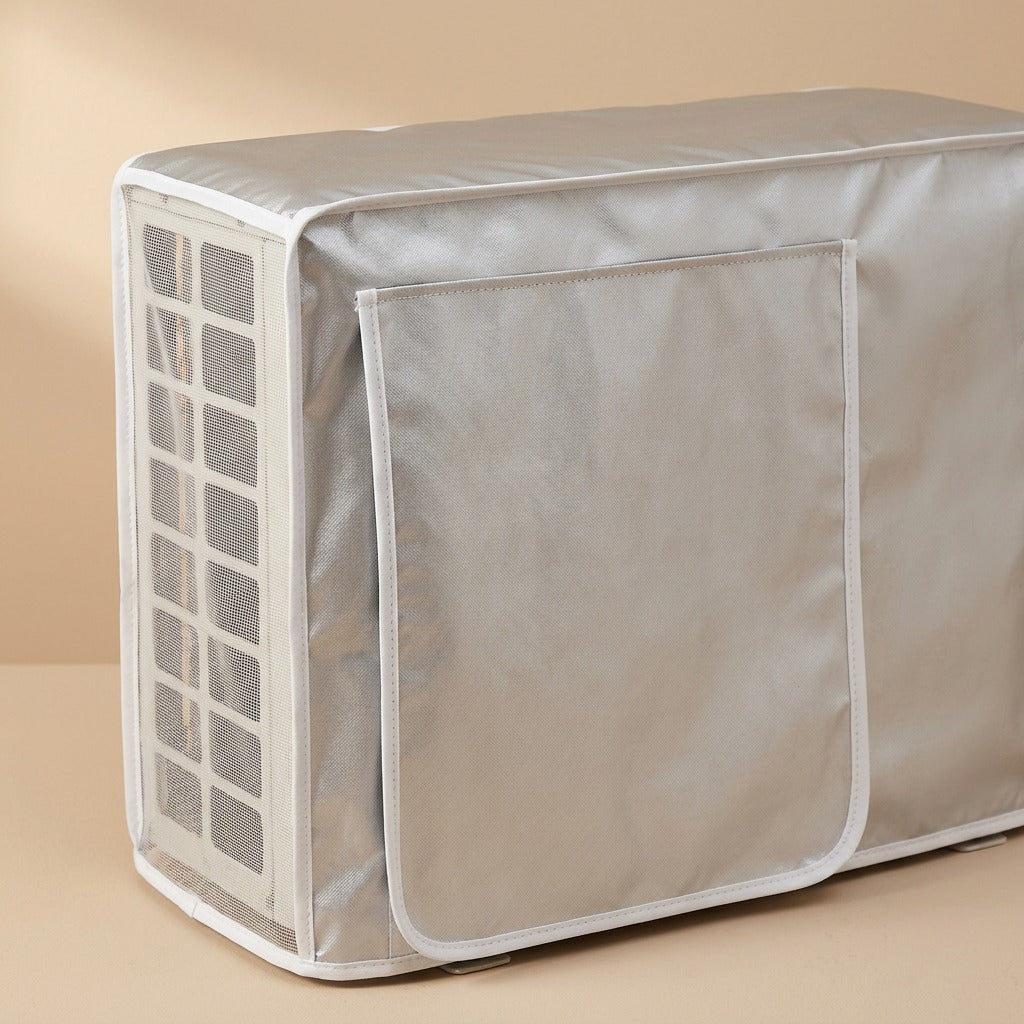 Outercool™ Air Conditioner Outdoor Unit Cover, material and detail close-up