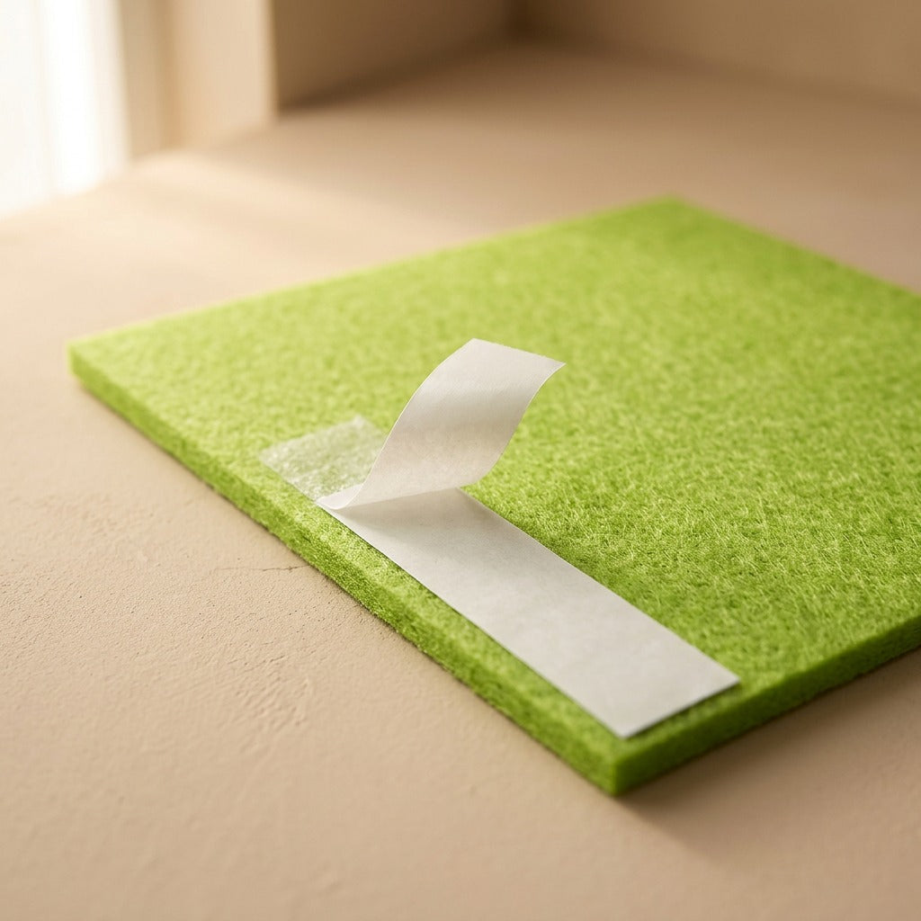 Feltnote™ Felt Message Board Wall Panel, material and detail close-up
