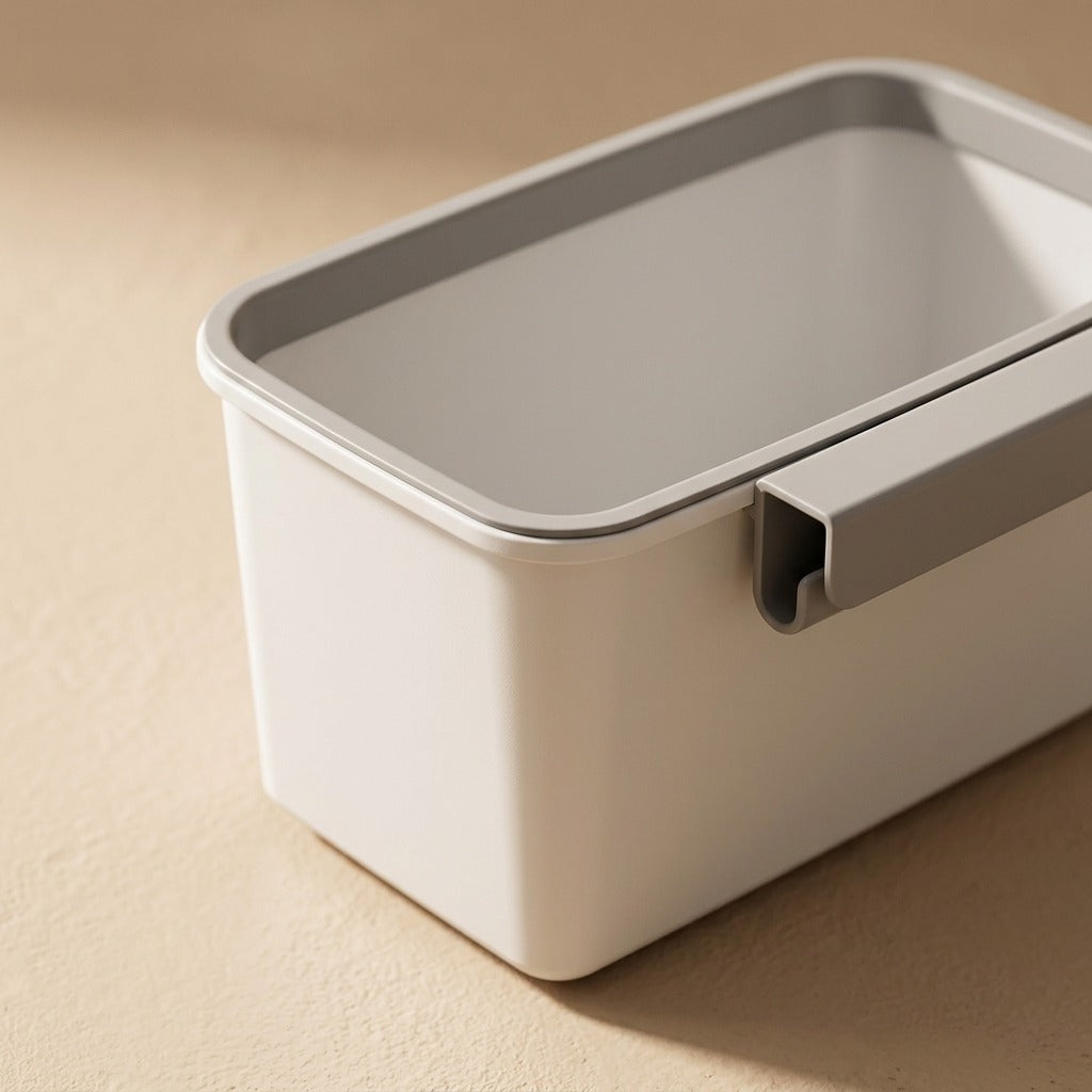 Bedbasket™ 4 L Hanging Bedside Trash Can, material and detail close-up