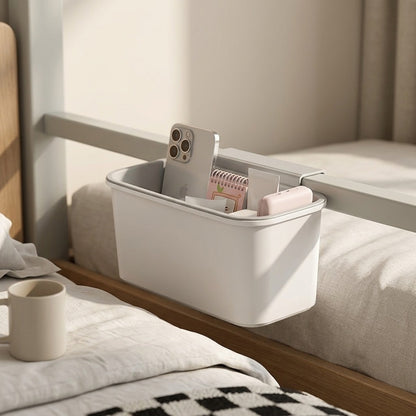 Bedbasket™ 4 L Hanging Bedside Trash Can, styled close view