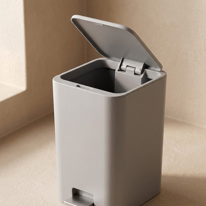Pressbin™ Push-Top Plastic Trash Can, material and detail close-up