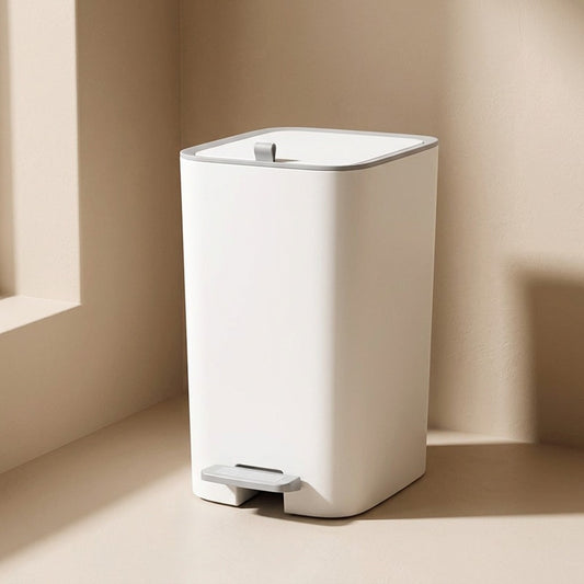 Pressbin™ Push-Top Plastic Trash Can