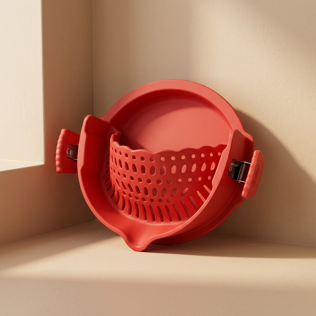 Pourclip™ Silicone Pot Edge Drainer