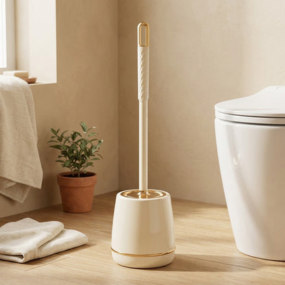 Standscour™ Plastic Floor-Standing Toilet Brush in a calm home setting
