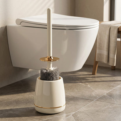Standscour™ Plastic Floor-Standing Toilet Brush, styled close view