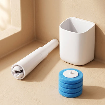 Mountfresh™ Wall-Mounted Toilet Brush With Replacement Heads, material and detail close-up