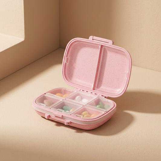 Dosecell™ 8-Compartment Plastic Pill Box